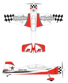 Russian Thunder Yak Design Graphic Package 1